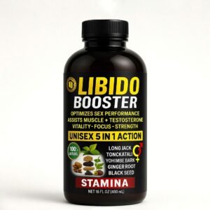 Libido Booster – 5-in-1 Natural Vitality & Performance Formula (16 fl oz)