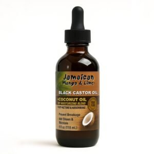 Jamaican Mango & Lime Black Castor Oil + Coconut Oil – Deep Moisture Blend (4 fl oz)