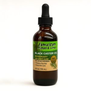 Jamaican Mango & Lime Black Castor Oil – Rosemary Hair Growth Blend (4 fl oz)